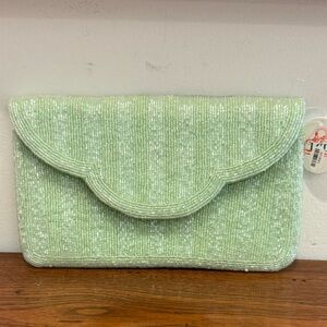 LCD Beaded Clutch